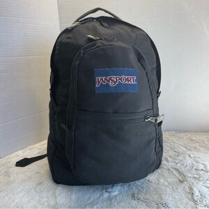 JanSport Backpack Bag Book Beach Oversize 4 Compartment Black